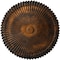 Ekena Millwork Shakuras Ceiling Medallion (Fits Canopies up to 5"), Hand-Painted Rust, 24"OD x 3"P CM24SHRUS - alternate 1